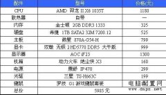 不到6000元2010年暑期六核23吋游戲配置